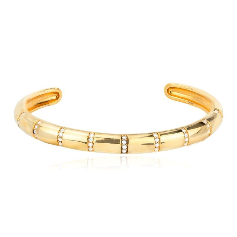 BRACELETE FOLHEADO PEDRAS CRAVEJADO 