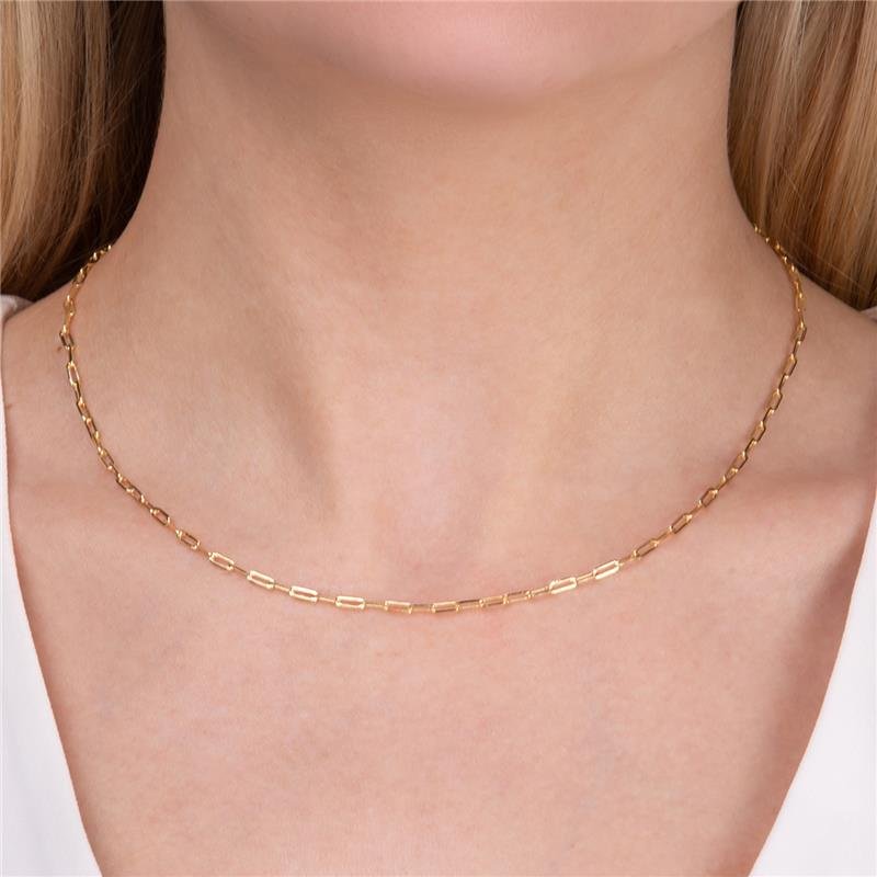 GARGANTILHA FOLHEADA CARTIER - 45CM