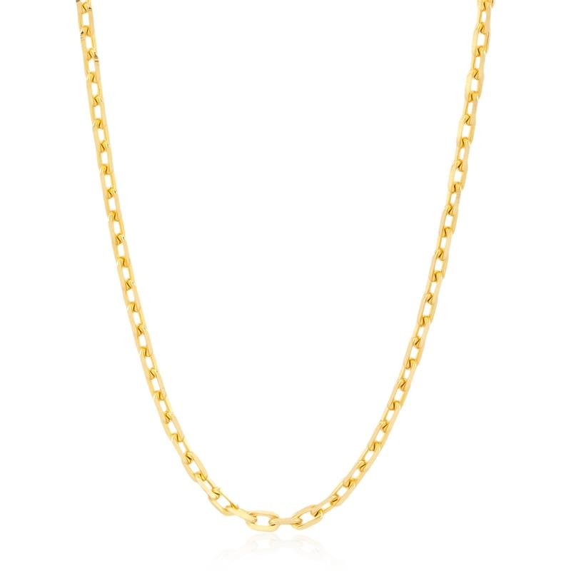 CORRENTE FOLHEADA ELO CARTIER - 70 CM