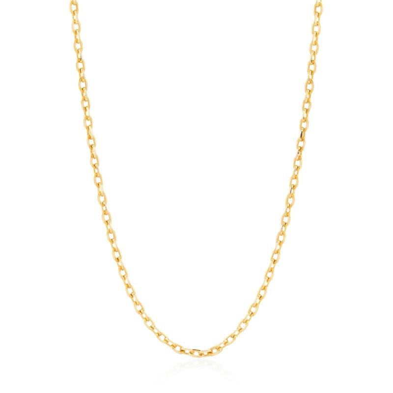 CORRENTE FOLHEADA ELO CARTIER