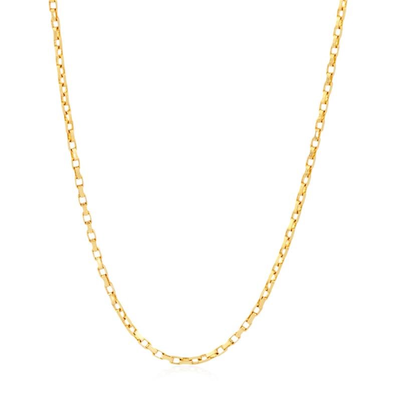 CORRENTE FOLHEADA ELO CARTIER - 70 CM