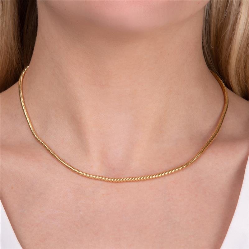 GARGANTILHA FOLHEADA RABO DE RATO - 40 CM