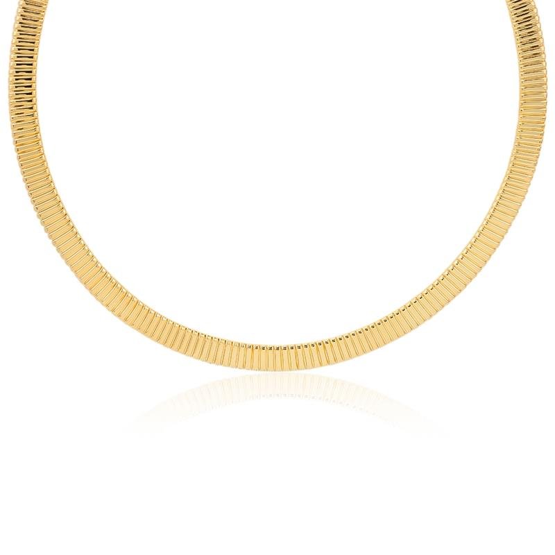 GARGANTILHA FOLHEADA SNAKE