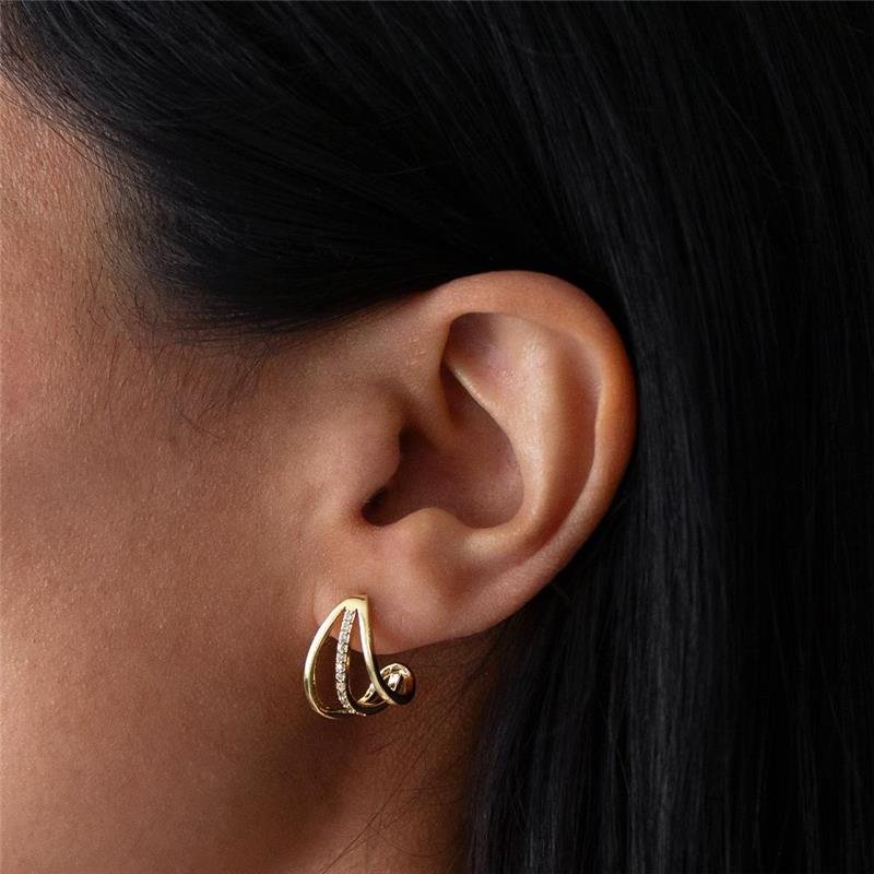 SEMI-ARGOLA FOLHEADA LINHA CRAVEJADA