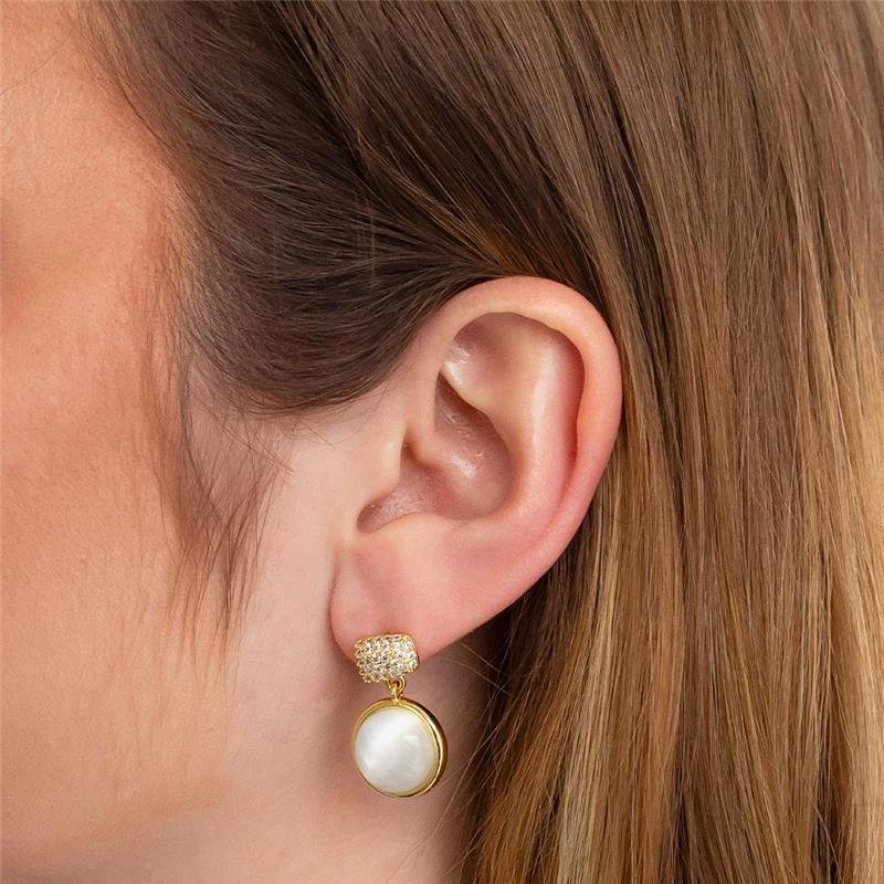 BRINCO FOLHEADO DUPLO BRILHO OPALESCENTE