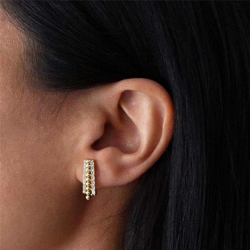 BRINCO FOLHEADO LINHAS CRAVEJADAS