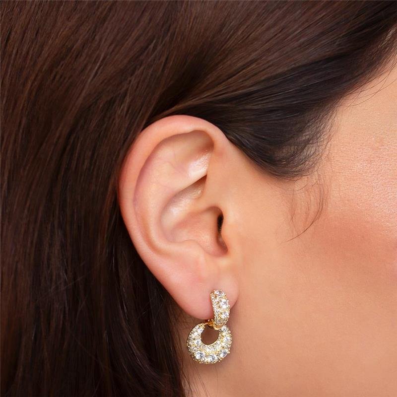 SEMI-ARGOLA FOLHEADA CRAVEJADA