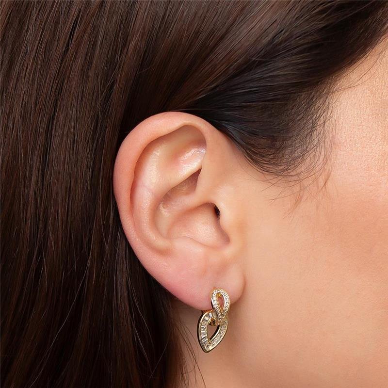 ARGOLA FOLHEADA CRAVEJADA