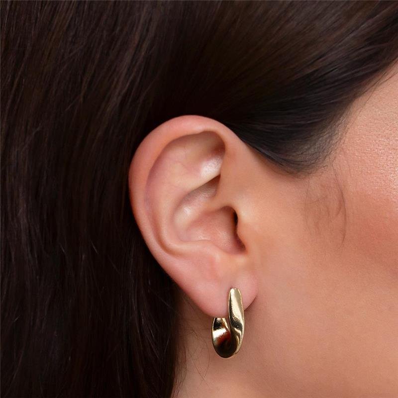 SEMI-ARGOLA FOLHEADA LISA