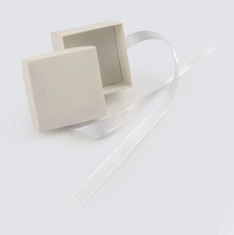 CAIXA COM FITA CROCO BRANCA - PACOTE COM 10 UNIDADES 