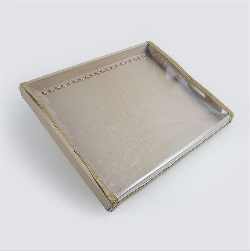 BANDEJA PULSEIRA C/TAMPA G (29*36) NAPA DOURADO