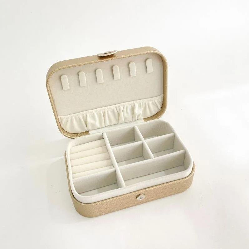 PORTA JOIA RETANGULAR DOURADO