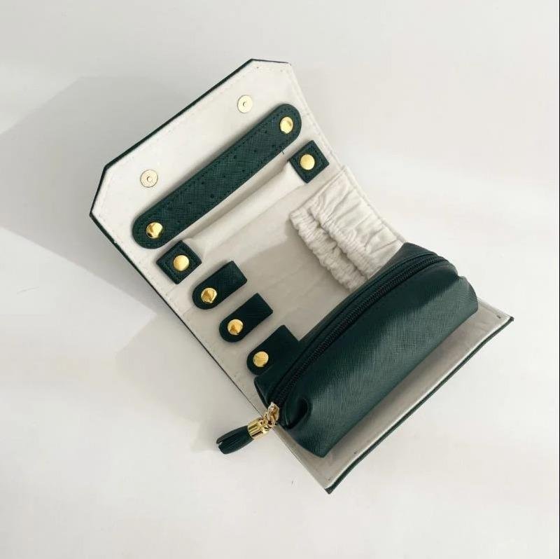 PORTA JOIA VIAGEM VERDE MILITAR