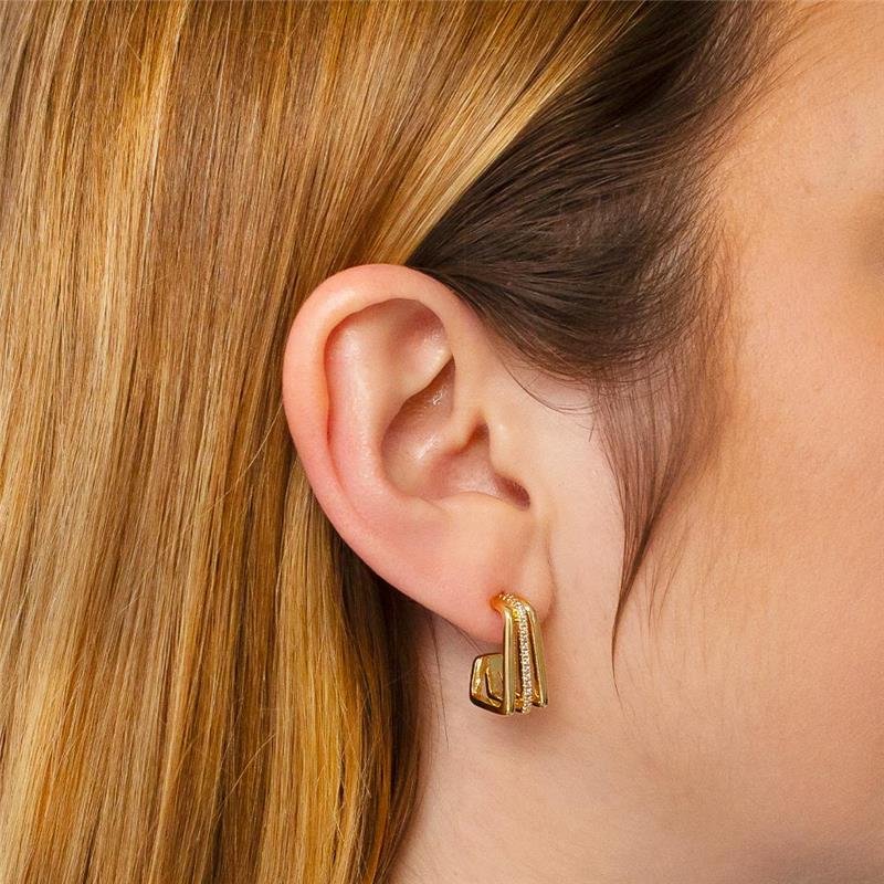 SEMI-ARGOLA FOLHEADA LINHA CRAVEJADA