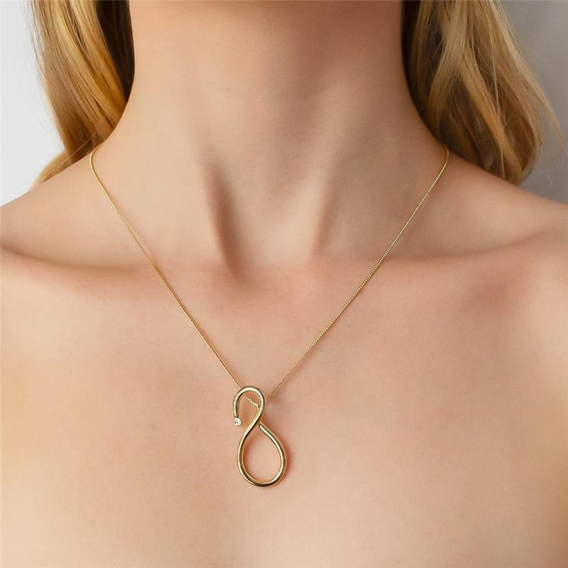 GARGANTILHA FOLHEADA INFINITO PONTO DE LUZ