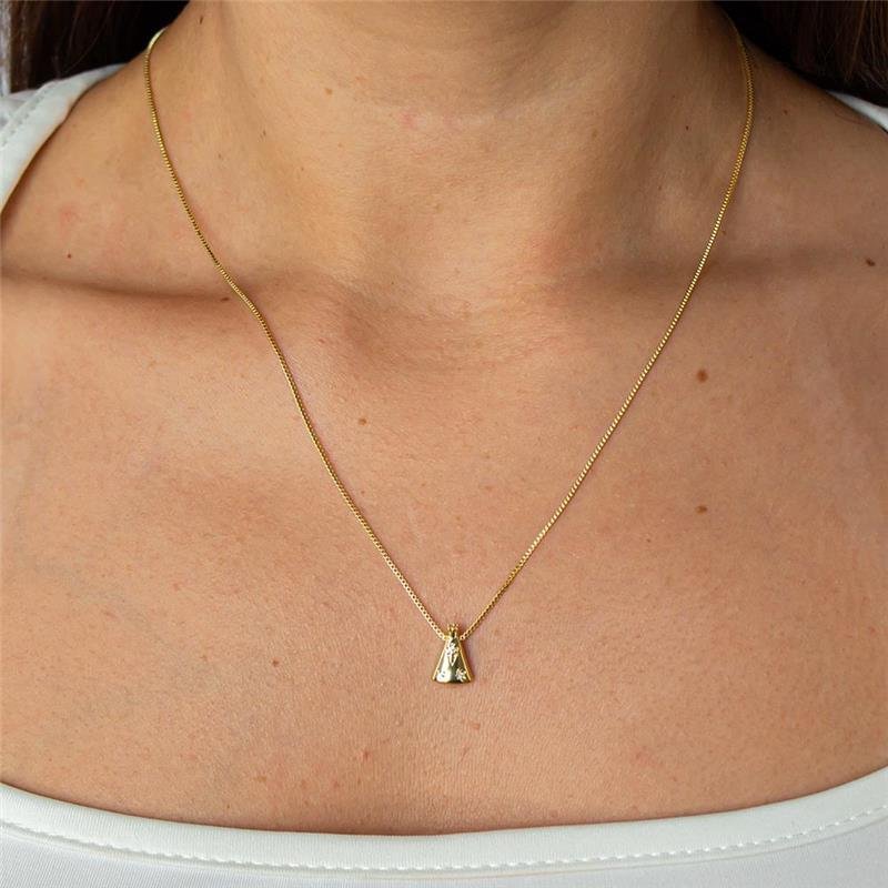 GARGANTILHA FOLHEADA N.S.APARECIDA PONTOS DE LUZ