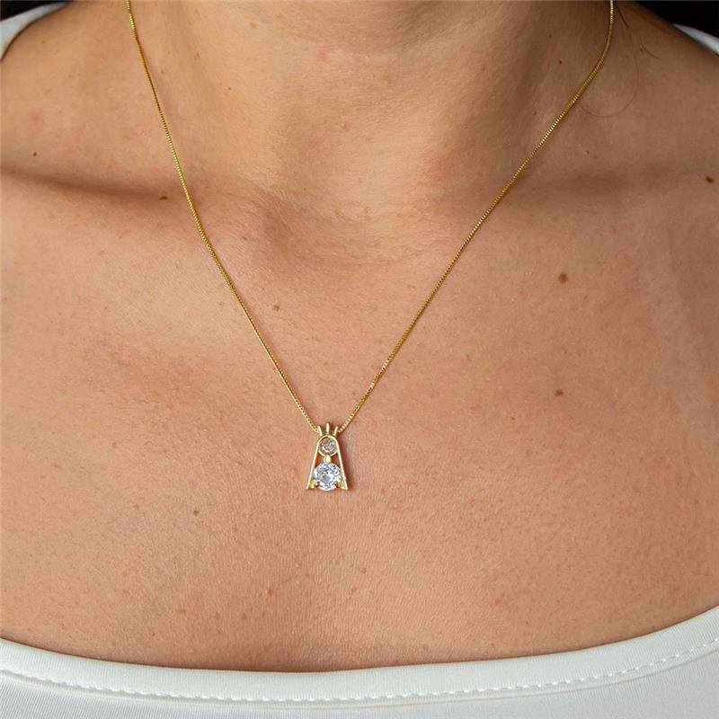 GARGANTILHA FOLHEADA N.S.APARECIDA