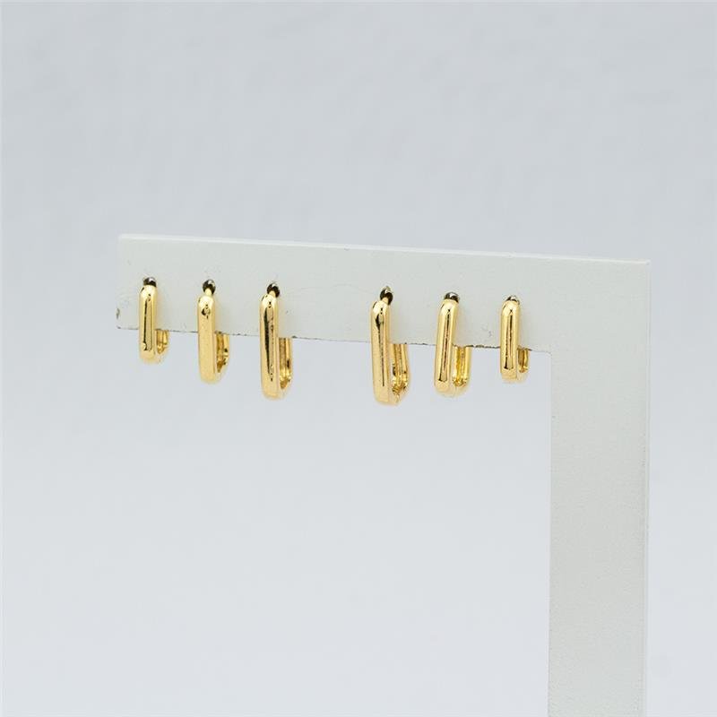 ARGOLA TRIO FOLHEADA LISA