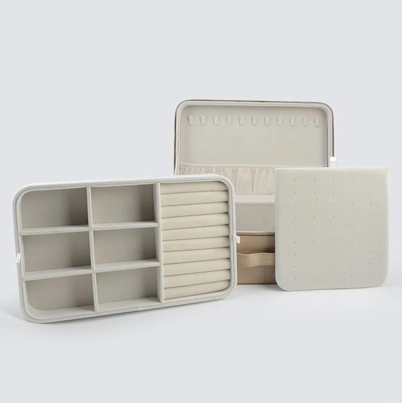 MALETA C/ZIPER NAPA CHAMPAGNE