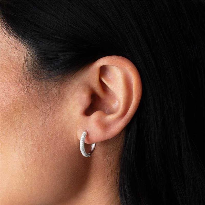 ARGOLA PRATA 925 ZIRCÔNIA