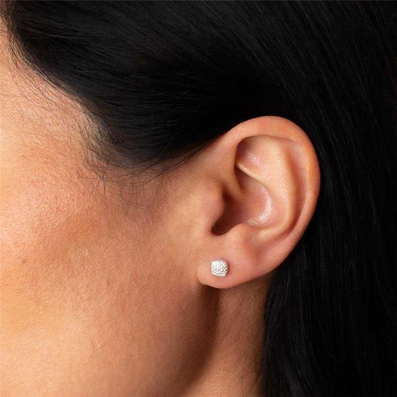 BRINCO PRATA QUADRADO