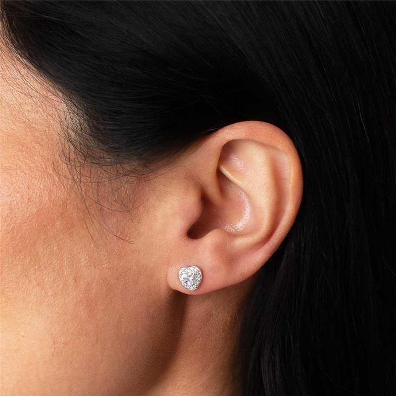 BRINCO PRATA 925 CORAÇÃO ZIRCÔNIA