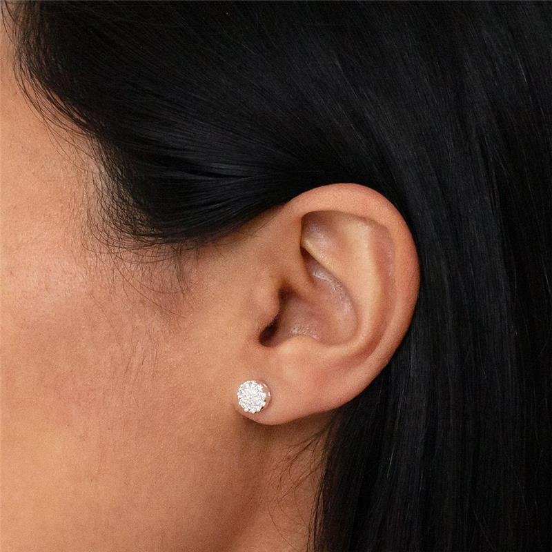 BRINCO PRATA COM ZIRCÔNIAS