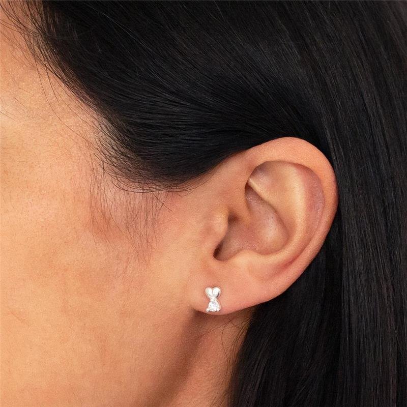 BRINCO PRATA CORACAO PONTO DE LUZ