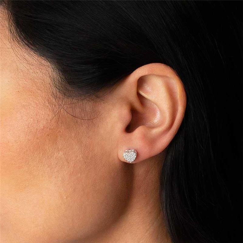 BRINCO PRATA 925 CORAÇÃO ZIRCÔNIAS