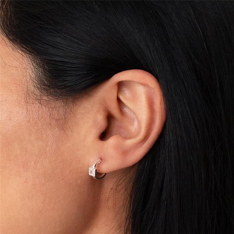 ARGOLA PRATA PONTO DE LUZ