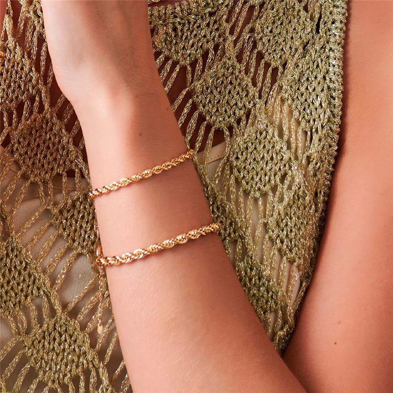 PULSEIRA FOLHEADA CORDÃO BAIANO - CRUSH