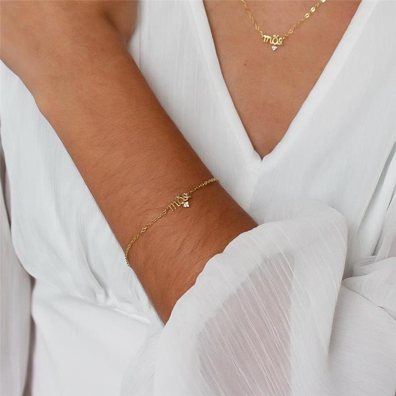 PULSEIRA FOLHEADA MAE - 19 CM