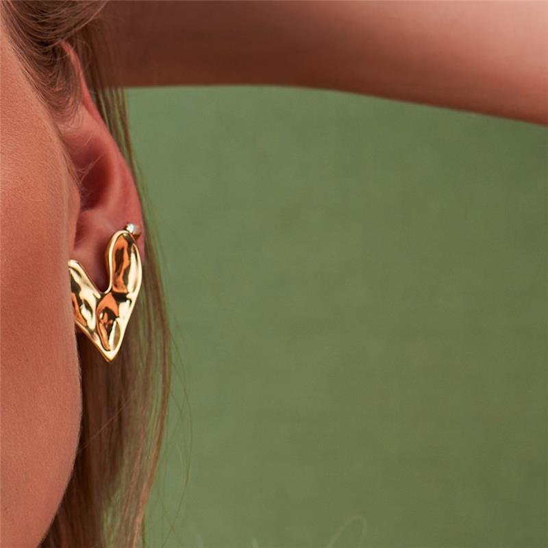 BRINCO FOLHEADO CORAÇÃO - CRUSH 