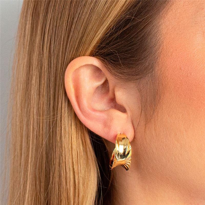 SEMI-ARGOLA FOLHEADA TEXTURIZADA