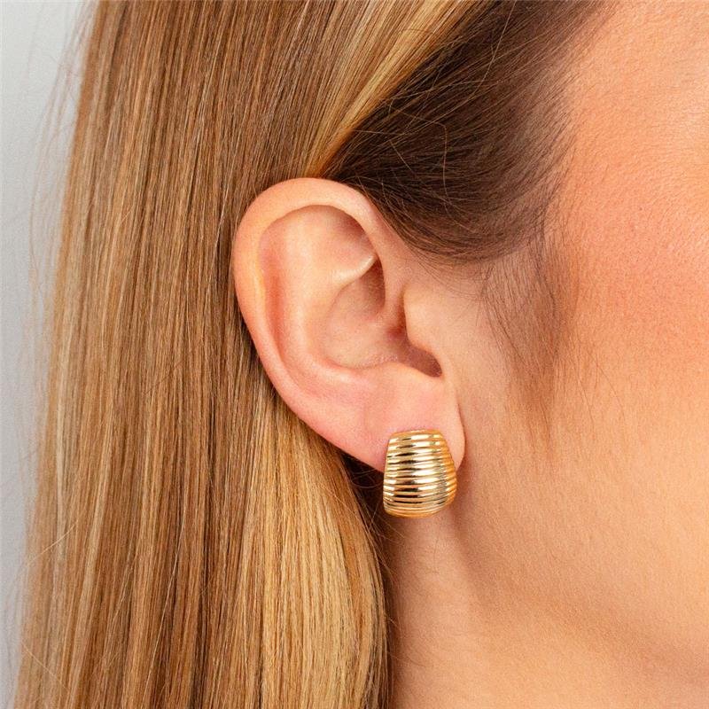 BRINCO FOLHEADO TEXTURIZADO - CRUSH 