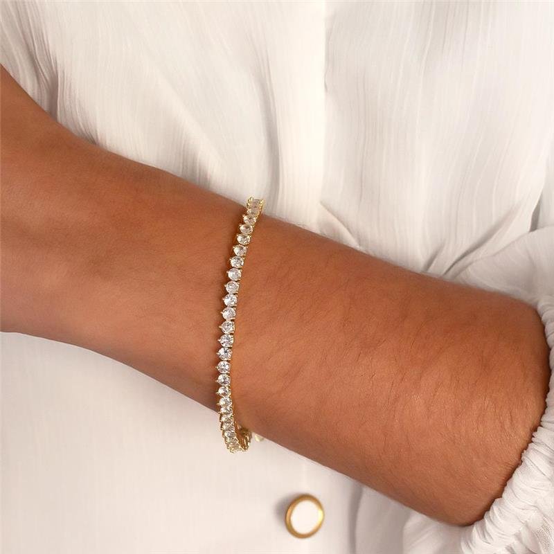 PULSEIRA FOLHEADA RIVIEIRA CRISTAIS