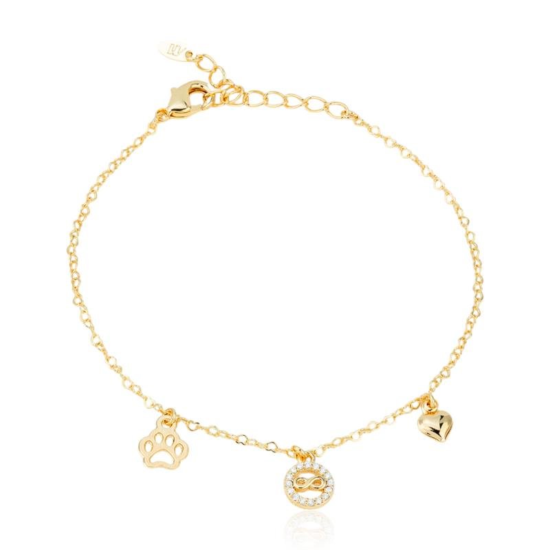PULSEIRA FOLHEADA PATINHA 