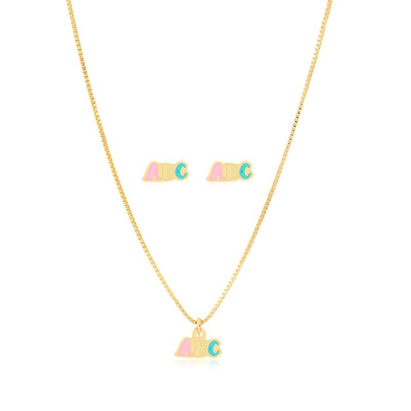 CONJUNTO FOLHEADO ABC - INFANTIL 