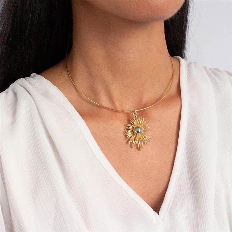 GARGANTILHA ARO FOLHEADA GLOW UP