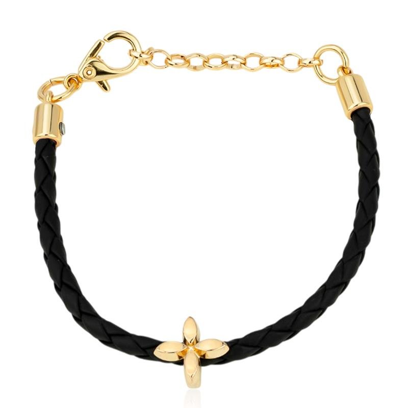 PULSEIRA FOLHEADA COURO BLACK - SEM GARANTIA