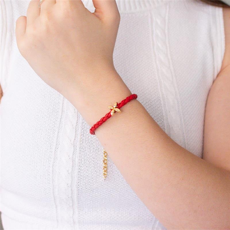 PULSEIRA FOLHEADA COURO RED - SEM GARANTIA