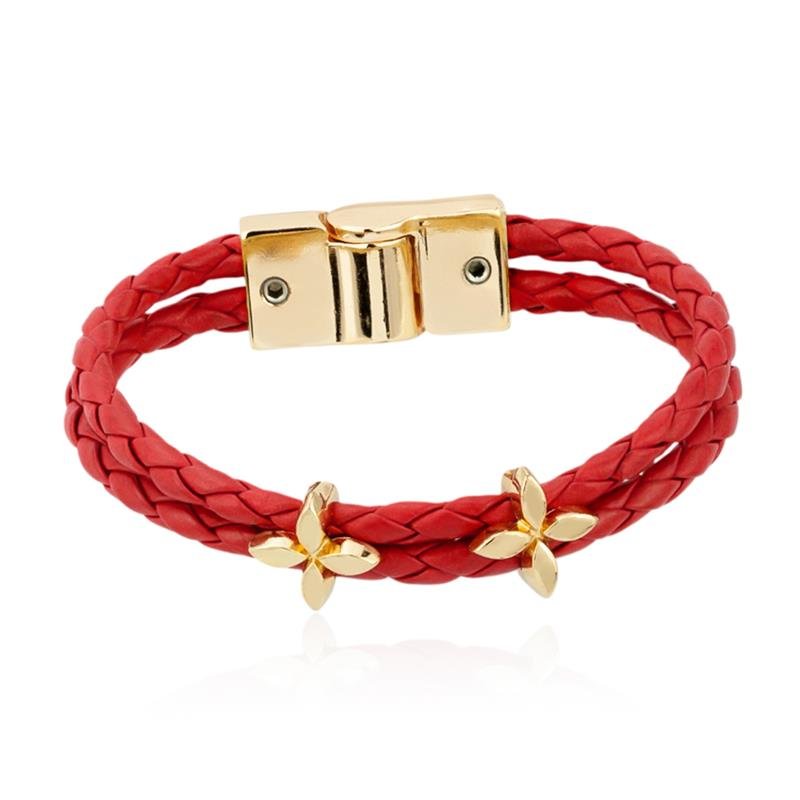 PULSEIRA FOLHEADA COURO P 17 CM RED - SEM GARANTIA