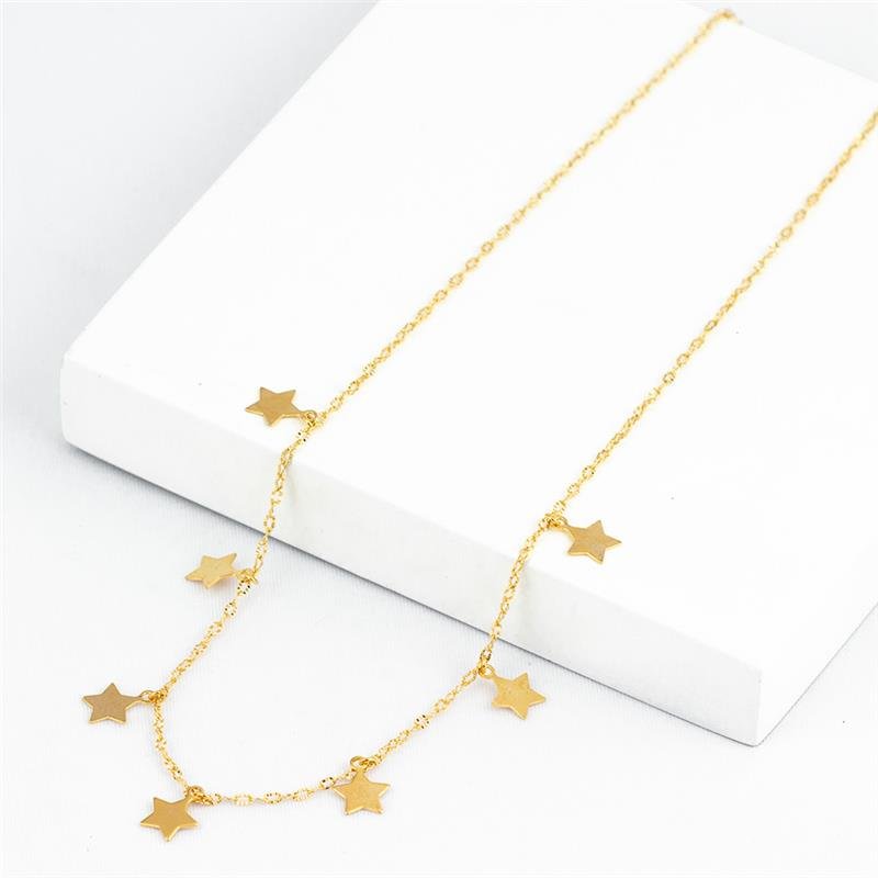 GARGANTILHA ESTRELAS LISA