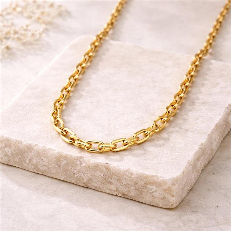 GARGANTILHA CHOKER FOLHEADA ELOS