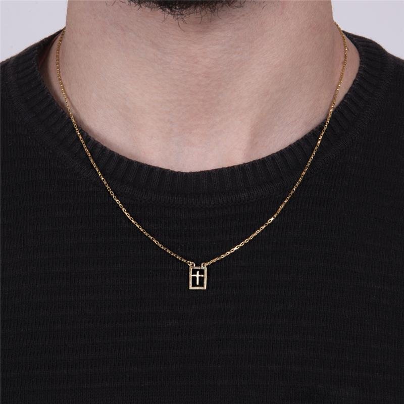 ESCAPULÁRIO FOLHEADO FÉ - INFANTIL