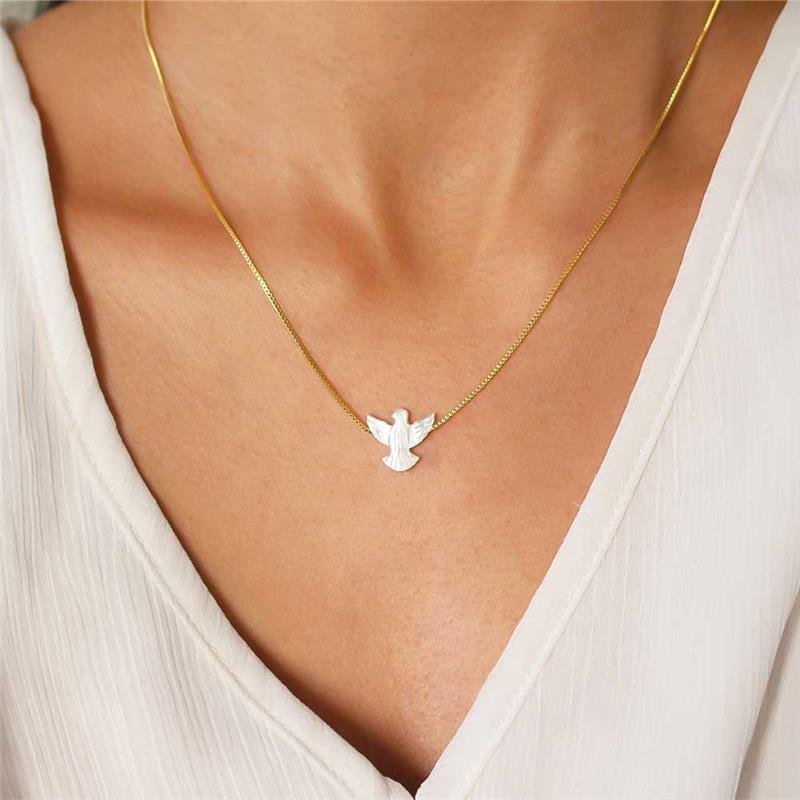 GARGANTILHA FOLHEADA MADREPÉROLA ESPÍRITO SANTO