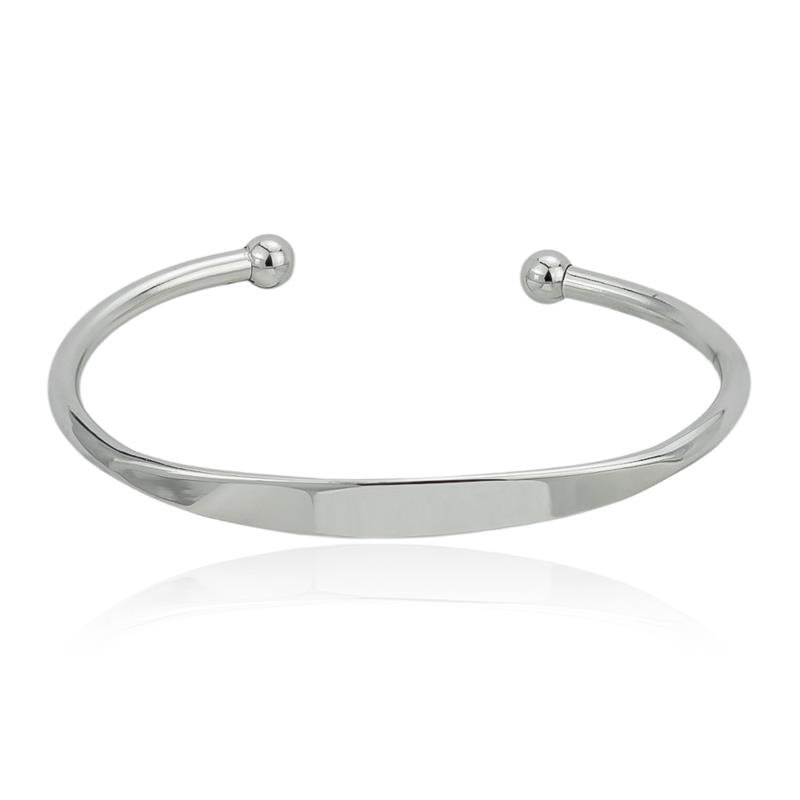 BRACELETE EM AÇO LISO
