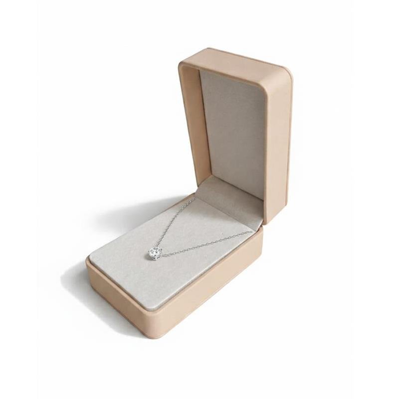 GARGANTILHA PEDRA CIRCULAR MOISSANITE PRATA 925 | ACOMPANHA PORTA JOIAS