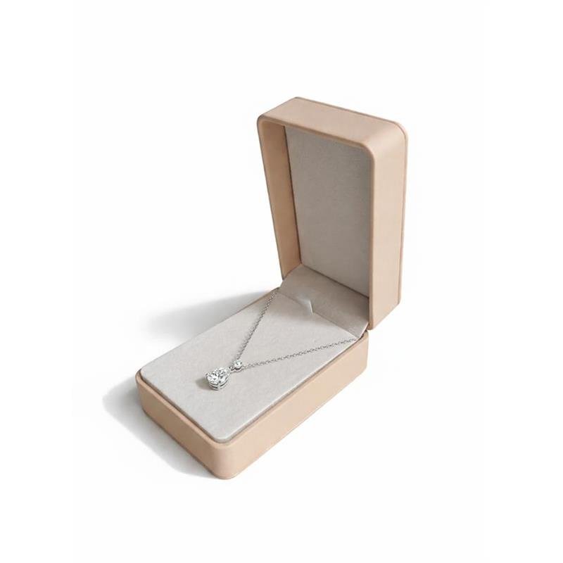 GARGANTILHA PEDRA GOTA MOISSANITE PRATA 925 | ACOMPANHA PORTA JOIAS