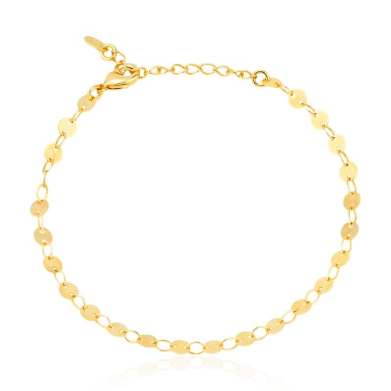 PULSEIRA FOLHEADO CÍRCULO LISO